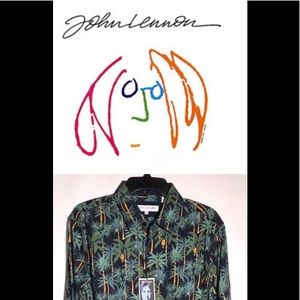 NWT John Lennon Button-Down Long Sleeve L